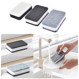 3pcs Double Sided Dishwashing Cleaning Sponge Kitchen