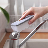 3pcs Double Sided Dishwashing Cleaning Sponge Kitchen